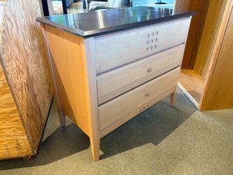 BARONET Made in Canada Postmodern Solid Maple Three-Drawer Chest