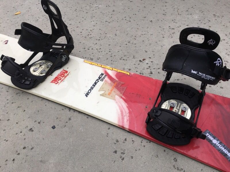 Rossignol Wave 157 cm Snowboard with Ride Delta Move lrg bindings