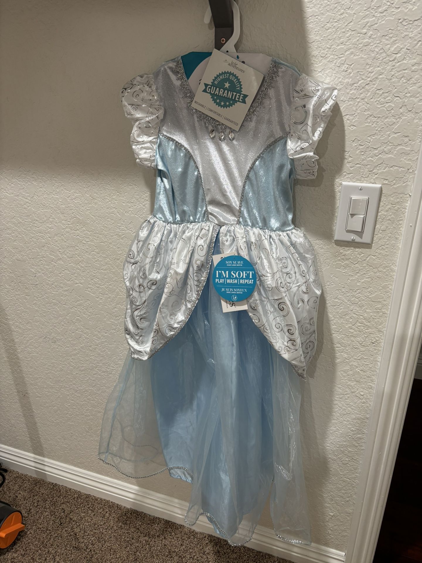 π Cinderella Dress-Up Costume β Size 7-9 β brand New! π