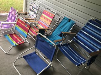 7 chairs $60