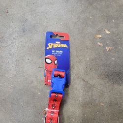 New In Packaging Size Medium Spiderman Dog Collar 