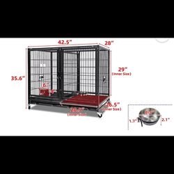 Large Heavy Duty Kennel For Large, Medium It Small Dog Breeds 