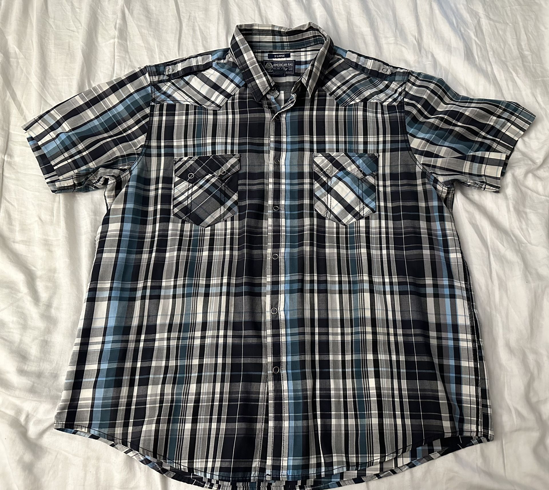 American Rag Plaid Shirt XL