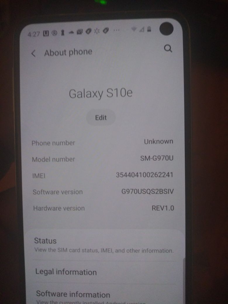 Unlocked Samsung Galaxy S10e 128GB