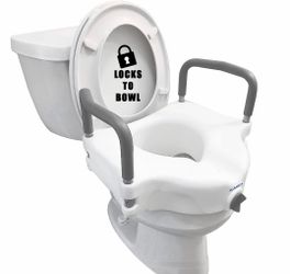 Carex Raised Toilet Seat With Handles