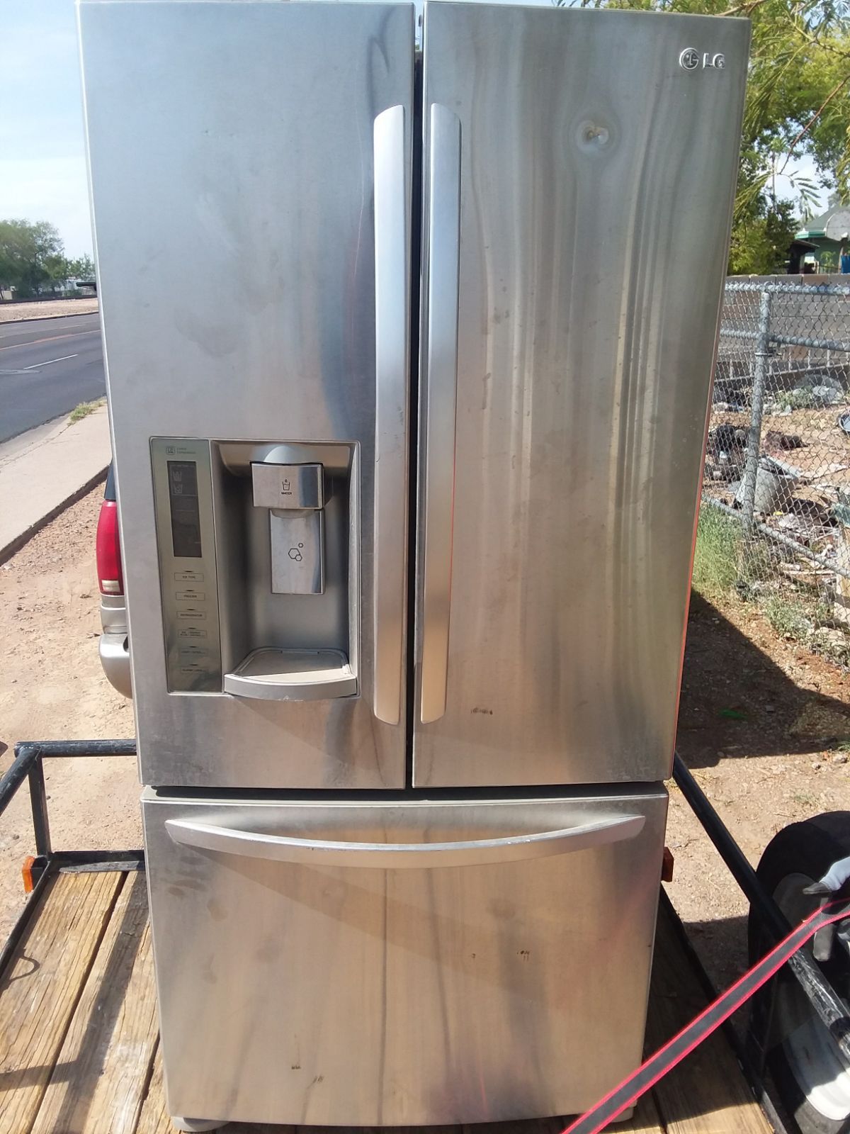 LG stainless steel refrigerator