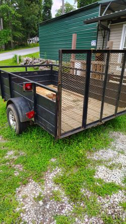 7x 10 highside utility trailer