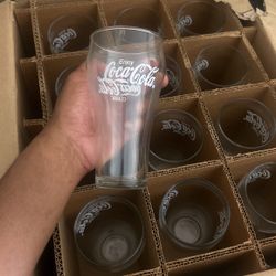 Brand New ! Coca-Cola Glass Cups. 2 Dozen 