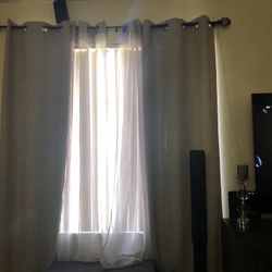 Juego De 4 Panels En Color Gris