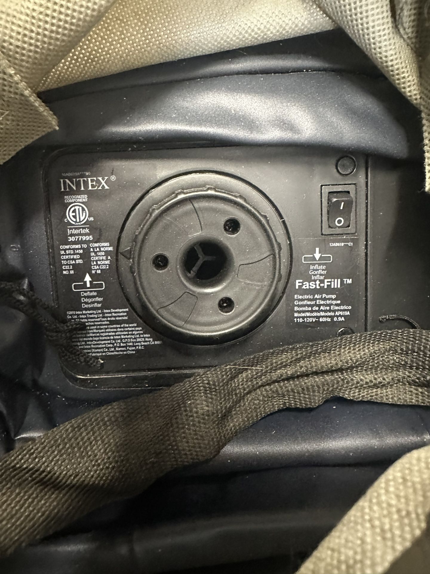 Intex Fast Fill Air Mattress