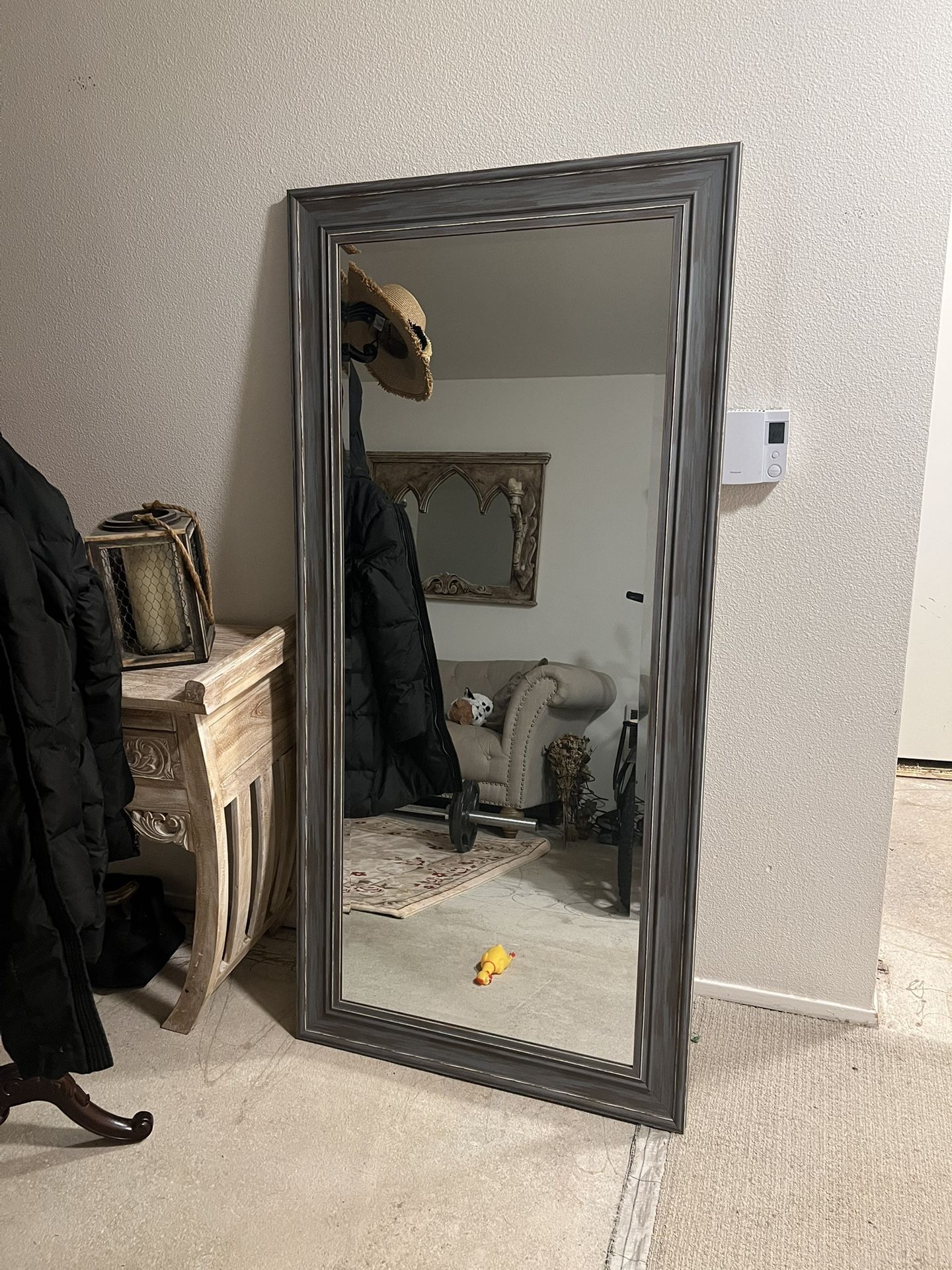 Grey blue Mirror
