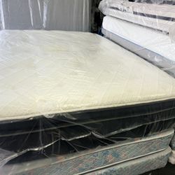 Queen Pillowtop Mattress Set Stears&foster Mattress Set 