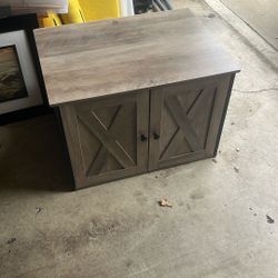Hidden Litter box Cabinet 