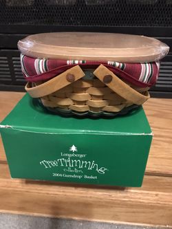 Longaberger Gumdrop Basket Brand New