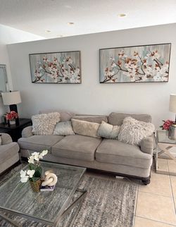 Beautiful Beige Loveseat Software