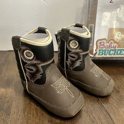 Baby Buckers Twister Cowboy Boots Size 2