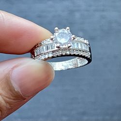 Silver Plated Ring Size 7