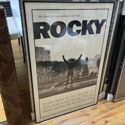 Print 1976 Poster Sylvester Stallone ROCKY Balboa Boxing Movie Wall Decor Gift
