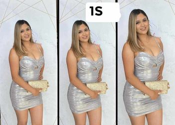New Women's Metallic Dress Size Small
