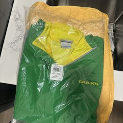 University Of Oregon Duck CLG Field Bound Columbia Waterproof jacket