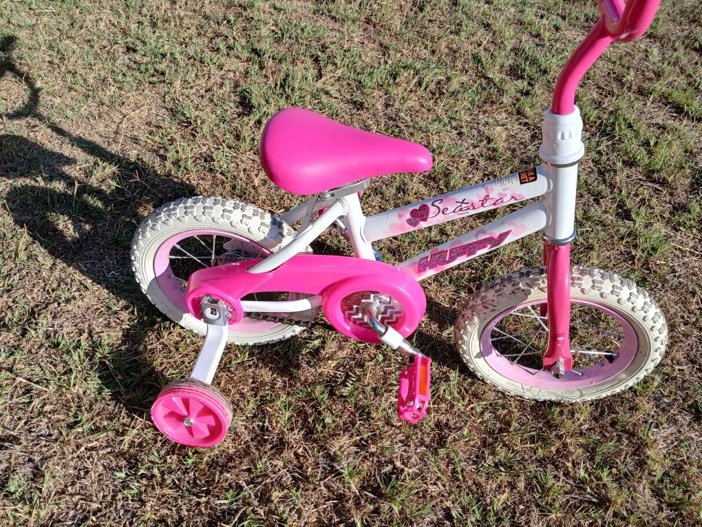 Huffy Seastar Girls Bike 12 In With Training Wheels