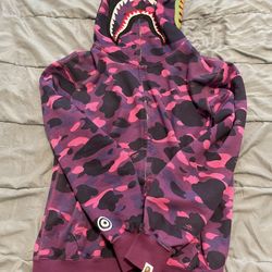 Purple Bape Hoodie 