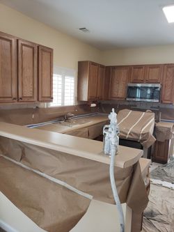 Kitchen countertop refinishing