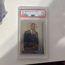 Jay Z 2005 Bowman Dp And Pros Chrome PSA 9 Rookie Card