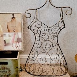 New Mannequin Hanger Jewelry Hooks OR Frame And Crate 