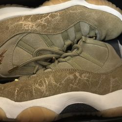 Jordan Retro Olive Green Heiress 11s