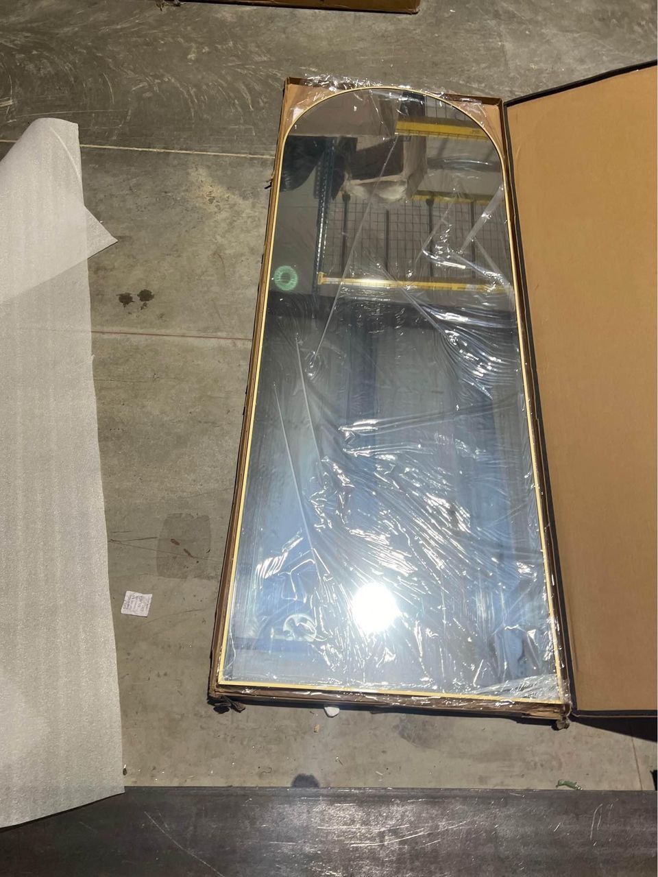 71"x25" Arched Full Length Mirror Large Arched Mirror Floor Mirror with Stand