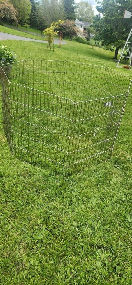 Wire Dog Pet Exercise Pen 8 Panels Height 30"x 24 Wide