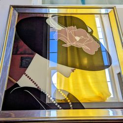 Art Deco High Fashion Mirror