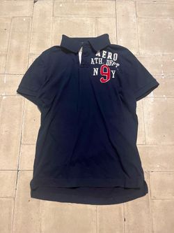 Vintage Aeropostale NY9 navy polo men’s size medium
