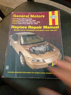 Haynes repair manual GM