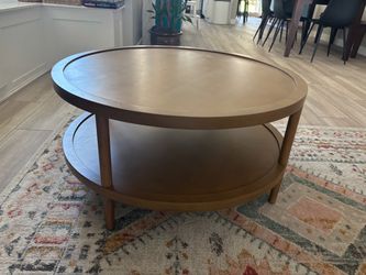 Matching Wood Coffee Table & End Table Set – Mid Century Modern