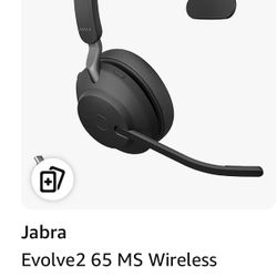Jabra Evolve2 65 MS Wireless Headset