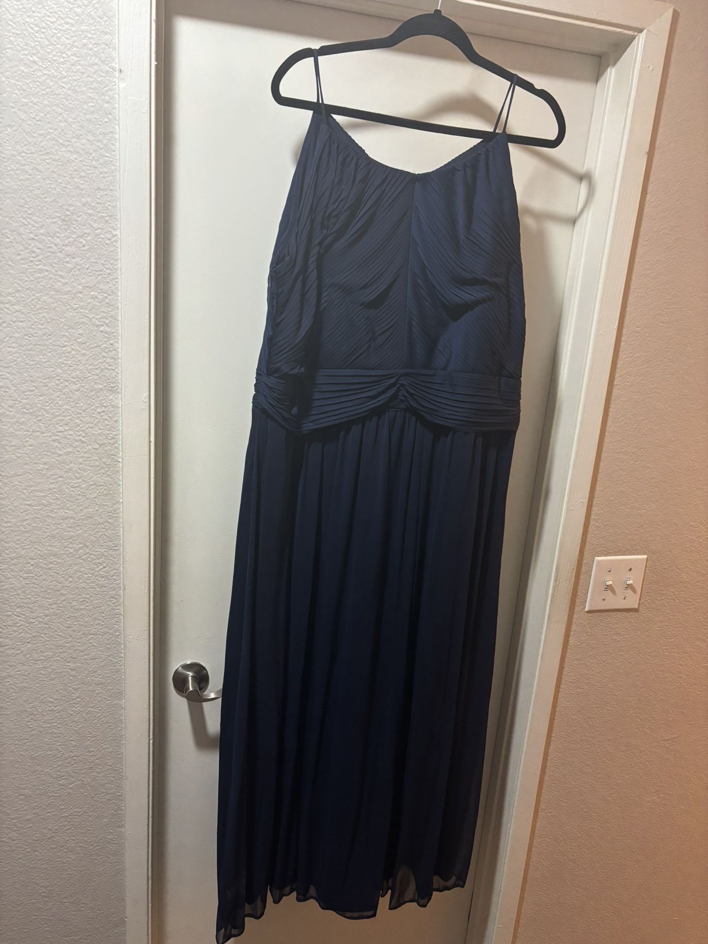 Navy Blue Bridesmaid Dress- Plus Size