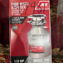 New Ace hardware garbage disposal
