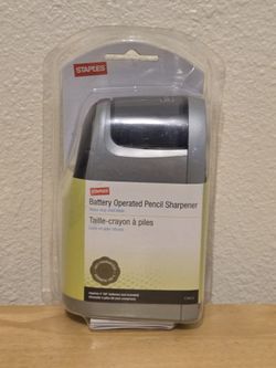 Staples Battery Operated Pencil Sharpener 