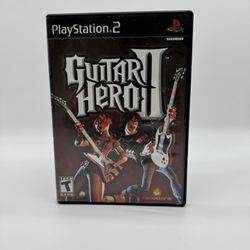 Guitar Hero II (Sony PlayStation 2, 2006) W/ Manual Complete In box CIB