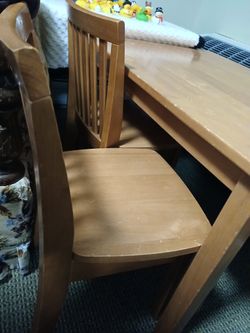 Children's Table And Two Chairs