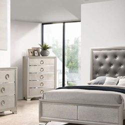 Brand New Sterling Silver 4pc Set