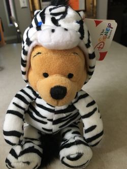 Winnie the Pooh- Zebra mini bean bag