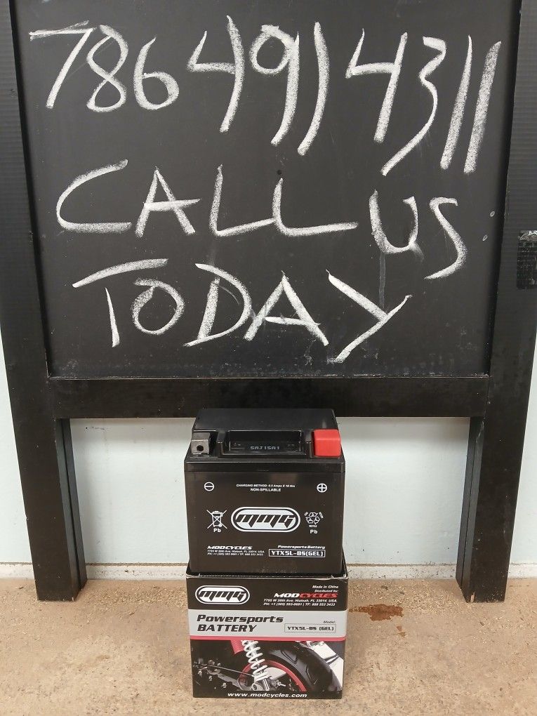 New Motorcycle Scooter Batteries