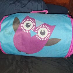 Outside Owl Tent With a Sleeping Bag Inside Included 