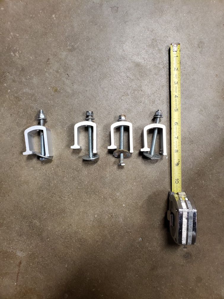 Camper shell clamps
