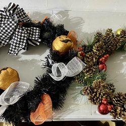 Halloween and Xmas Wreaths