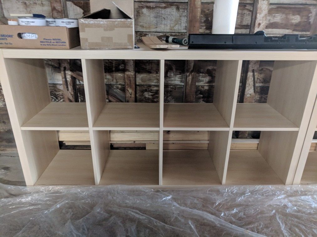 IKEA KALLAX Shelf in Birch (want to trade for Black)