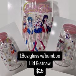 Sailor moon Glass